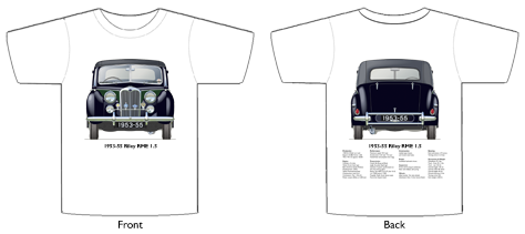 Riley RME 1953-55 T-shirt Front & Back